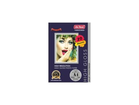 desmat a4 size photo glossy paper 130 gsm 20 sheets-svqkh6t342p645059