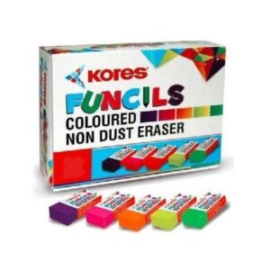 Kores Coloured Non Dust Eraser - Image 1