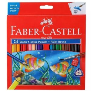 Faber Castell Water Colour Pencils 24 Shades - Image 1