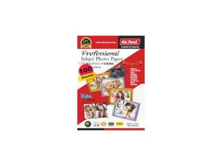 desmat 4r size ultra gloss inkjet paper 100 sheets-svqkh6t342p645072