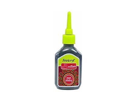 fevicryl 3d outliner black colour - pack of 10 pcs-sv2wqw85y8eu44t9