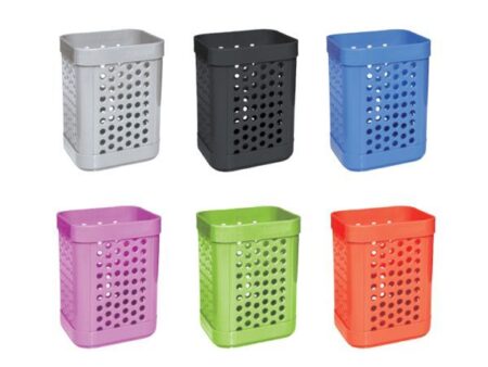 music 555 plastic pen stand square shape-sv9gayc4733qou21