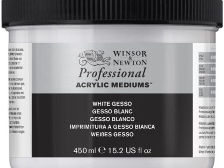 winsor & newton professional acrylic white gesso primer 450 ml-svuqm391kuk9t9p257