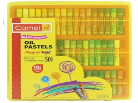 camel oil pastel 50 shades with plastic box-svpr4xuuv48drvz7