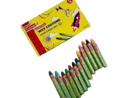 camlin kokuyo wax crayons 12 shades-svgdfh6vqmoqj8k1