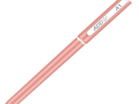 add gel a1 roller pen red colour - pack of 10 pcs-svt2f1rwmv5r226