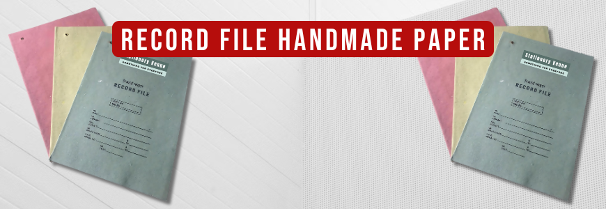 Record File Handmade Paper