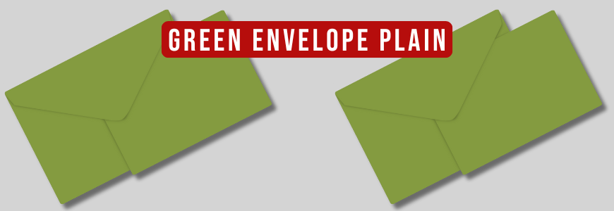 Green Envelope Plain