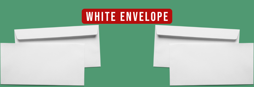 White Envelope Plain