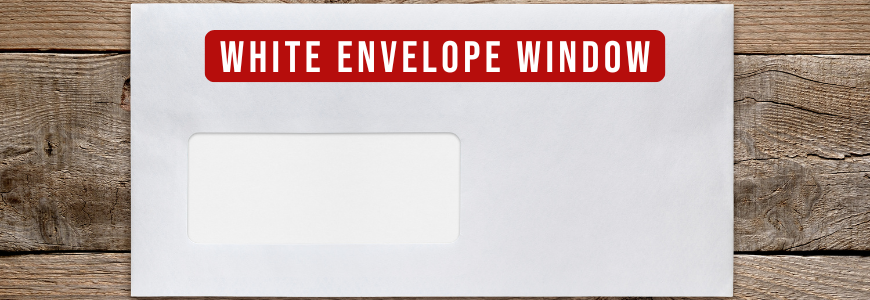 White Envelope Window